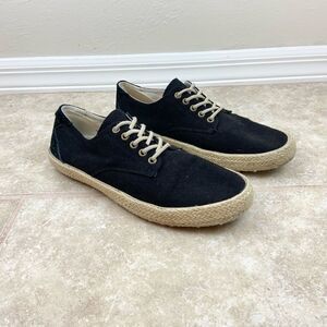 Original Penguin Espy Lace-Up Black Espadrilles Sneakers